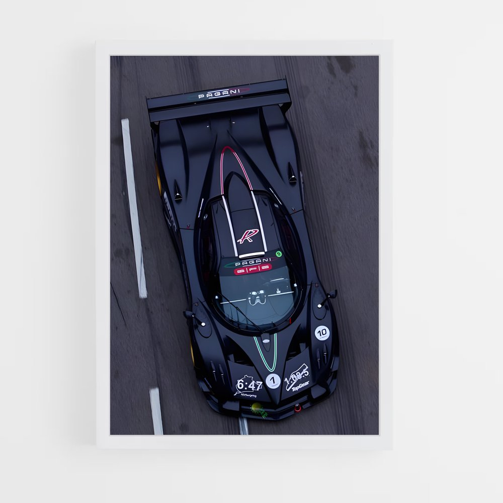 Poster Vitesse Aérienne – affiche Pagani (vue 3)